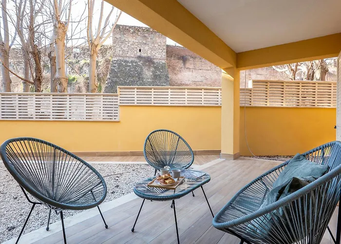 Urban Oasis With Patio Labicana Near Termini Apartamento Roma